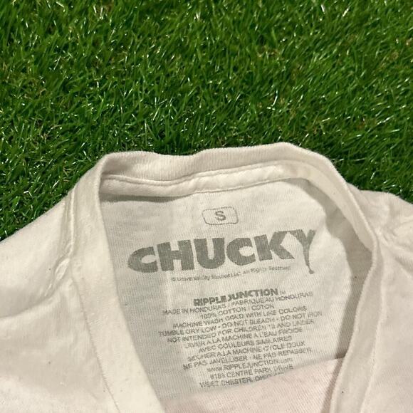 Ripple Junction Chucky "Wanna Play?" Graphic T-Shirt - Picture 4 of 5